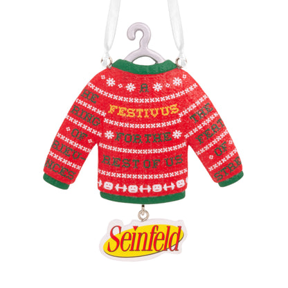 Seinfeld Festivus for the Rest of Us Sweater - Hallmark Christmas Ornament
