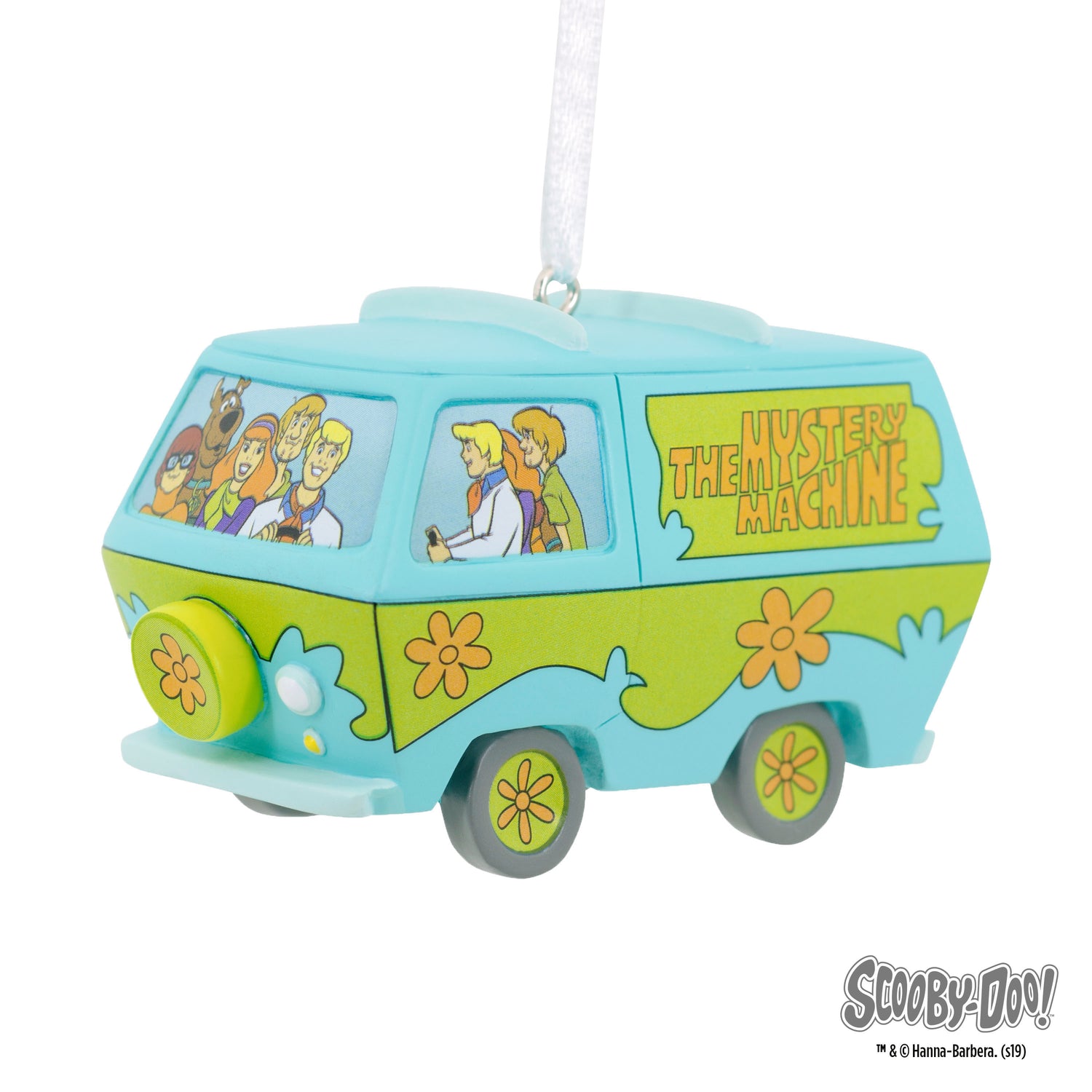 Scooby-Doo Mystery Machine - Hallmark Christmas ornament, colourful cartoon van with the gang inside, hanging detail.
