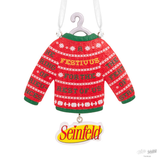 Seinfeld Festivus for the Rest of Us Sweater - Hallmark Christmas Ornament