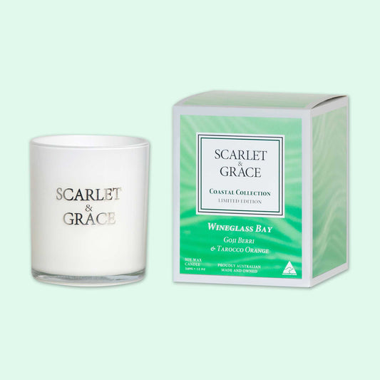 Wineglass Bay (Goji Berry & Tarocco Orange) - 340 gram Soy Wax Candle