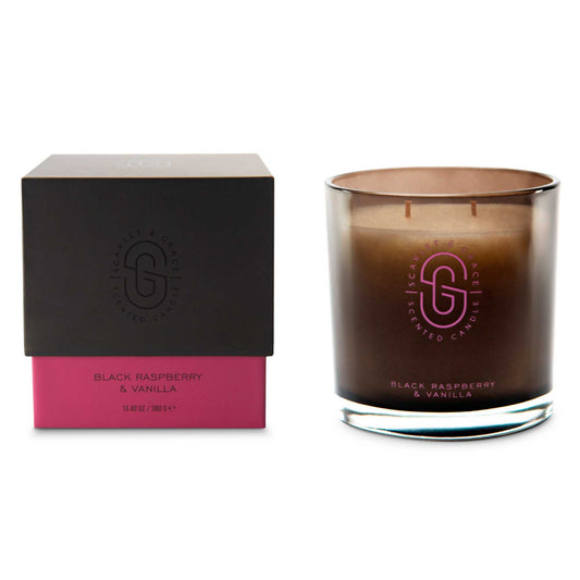 Black Raspberry & Vanilla - 380 gram Soy Wax Candle
