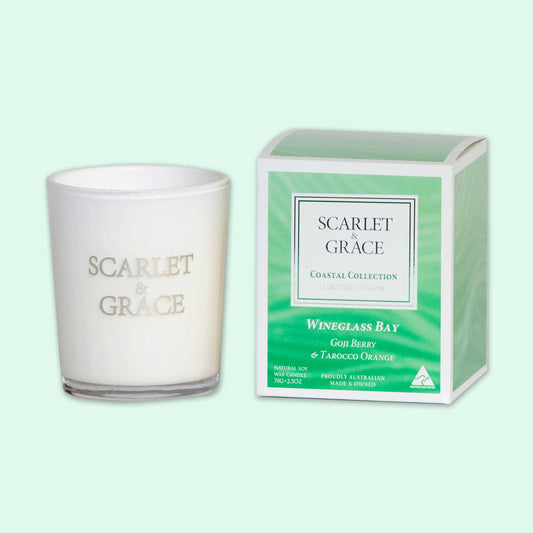 Wineglass Bay (Goji Berry & Tarocco Orange) - 70 gram Soy Wax Candle