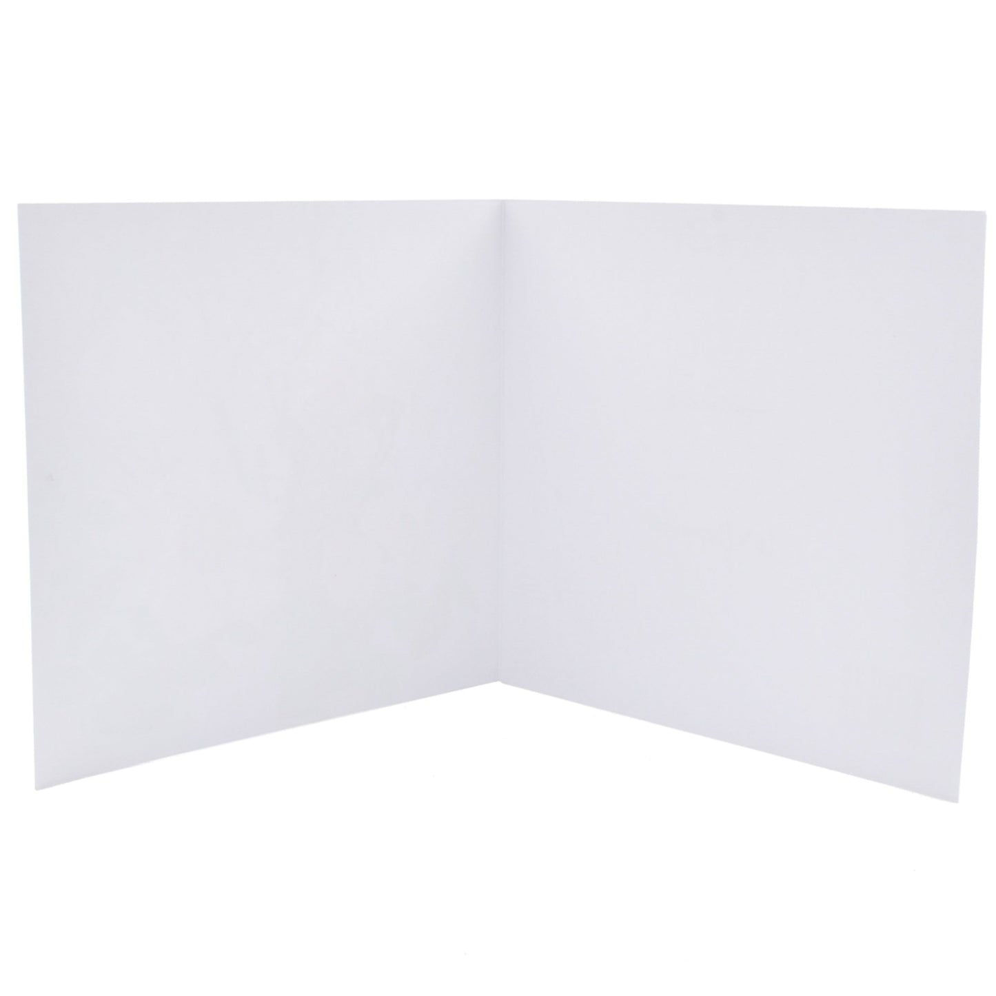 Abstract Hello by Xander Holliday Blank Card, blank inside, showing crisp white pages, perfect for personal messages.