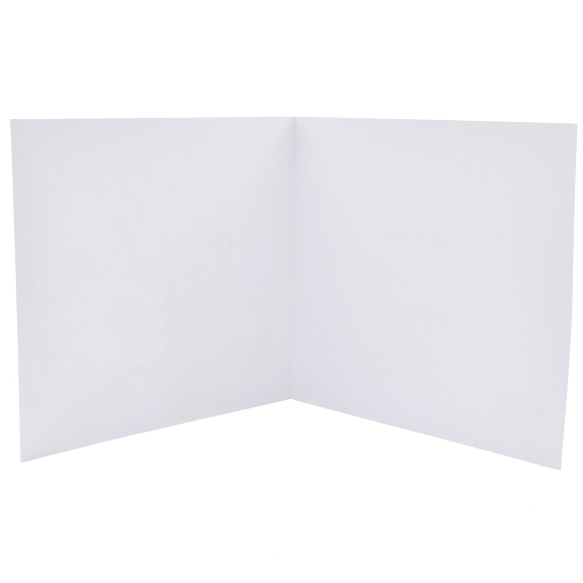 Abstract Hello by Xander Holliday Blank Card, blank inside, showing crisp white pages, perfect for personal messages.