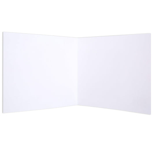 Abundant Foliage by Clair Bremner Blank Card, open flat view, featuring blank interior for personal messages.